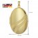trendor 39095 Locket Pendant Women's Necklace Gold Plated Silver 925 Image 6
