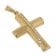 trendor 39335 Damen-Kette mit Kreuz-Anhänger Gold auf Silber 925 Zirkonia Bild 2