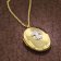 trendor 39338 Women's Locket Pendant Necklace Gold Plated Silver 925 Image 4