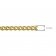 trendor 39699 Necklace for Pendants Gold 333 Flat Curb Chain 1.2 mm 5