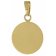 trendor 39715 Anhänger Achat-Gemme 333 Gold mit goldplattierter Silberkette Bild 3