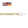 trendor 39740 Figaro Halskette 333 Gold / 8 Karat Collierkette 1,5 mm 5