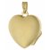 trendor 39786 Heart Locket 333 Gold with Gold-Plated Silver Necklace Image 2