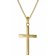 trendor 39788 Cross Gold 333 / 8K with Gold-Plated Silver Necklace Image 1