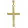 trendor 39788 Cross Gold 333 / 8K with Gold-Plated Silver Necklace Image 2