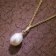 trendor 39796 Freshwater Pearl Gold 333 with Gold-Plated Silver Necklace Image 3