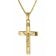 trendor 39055 Kruzifix-Anhänger 22 mm Gold 333 mit goldplattierter Halskette Bild 1