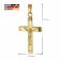 trendor 39055 Kruzifix-Anhänger 22 mm Gold 333 mit goldplattierter Halskette Bild 6