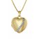 trendor 39056 Medaillon Herz Gold 333 / 8K mit Vergoldeter Damen-Halskette Bild 1