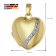 trendor 39056 Medaillon Herz Gold 333 / 8K mit Vergoldeter Damen-Halskette Bild 7