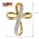 trendor 51118 Women's Cross Pendant 333 Gold and Gold-Plated Silver Necklace Image 5