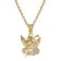 trendor 51138 Angel Pendant Gold 333 + Gold-Plated Silver Chain for Children Image 1