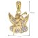 trendor 51138 Angel Pendant Gold 333 + Gold-Plated Silver Chain for Children Image 5