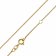 trendor 51203 Cross Pendant Gold 333 / 8K with Gold-Plated Silver Necklace Image 4