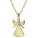 trendor 51388 Necklace With Angel Gold on 925 Sterling Silver Image 1