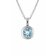 trendor 51400 Necklace With Topaz Pendant 925 Sterling Silver Image 1