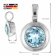 trendor 51400 Necklace With Topaz Pendant 925 Sterling Silver Image 6