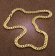 trendor 51568 Curb Chain Necklace Gold Plated 925 Silver 6.9 mm Width Image 2