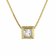 trendor 51700-01 Gold Pendant 333 / 8K with Cubic Zirconia + Gold-Plated Chain Image 1
