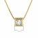 trendor 51700-01 Gold Pendant 333 / 8K with Cubic Zirconia + Gold-Plated Chain Image 6