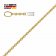 trendor 51870 Necklace Gold 333/8K Anchor Chain Width 1.3 mm Image 4