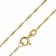 trendor 51890 Women's Necklace 585 Gold 14 Carat Singapore Chain 1.2 mm Wide Image 1