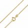 trendor 51896 Gold Necklace for Pendants 585 Gold 14 Carat Anchor Chain 1.3 mm Image 1