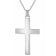 trendor 51936 Necklace with Cross 925 Silver 41 mm Men's Jewellery Image 1