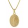 trendor 51945 Milagrosa Pendant Gold 585 Madonna + Gold-Plated Silver Chain Image 1