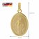 trendor 51945 Milagrosa Pendant Gold 585 Madonna + Gold-Plated Silver Chain Image 6