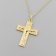 trendor 51960 Necklace With Cross Gold On Silver 925 Men's Necklace Image 3
