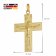 trendor 51960 Necklace With Cross Gold On Silver 925 Men's Necklace Image 6