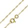 trendor 41050 Women's Necklace 333 Gold / 8 Carat Singapore Chain 1.2 mm wide Image 1