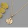 trendor 41088-8 Leo Zodiac Sign Gold 333/8K with Gold-Plated Necklace Image 2