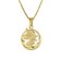 trendor 41140-3 Pisces Zodiac Pendant Gold 333 + Gold-Plated Silver Chain Image 1
