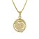 trendor 41140-4 Widder Sternzeichen Anhänger Gold 333 + vergoldete Silberkette Bild 1