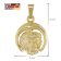 trendor 41140-8 Leo Zodiac Pendant Gold 333 + Gold-Plated Silver Necklace Image 5