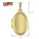 trendor 41164 Locket Pendant Gold 333 / 8K with Gilded Silver Necklace Image 7