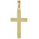 trendor 41172 Crucifix Pendant Gold 333 / 8K with Gilded Men's Necklace Image 2