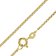 trendor 41172 Crucifix Pendant Gold 333 / 8K with Gilded Men's Necklace Image 4