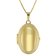 trendor 41174 Locket Necklace Gold Plated Silver 925 Image 1