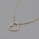 trendor 41186 Women's Necklace Swinging Heart Gold Plated Silver 925 Image 3