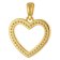 trendor 41210 Ladies Necklace Gold Plated Silver 925 Heart with Cubic Zirconia Image 2