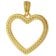 trendor 41208 Damen-Kette mit Anhänger Gold auf Silber Herz mit Zirkonia 18 mm Bild 2