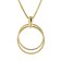 trendor 41216 Pendant for Women Gold 333/8K on Gold-Plated Silver Chain Image 1