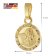 trendor 41217 Baptism Gift for Kids Angel 333/8K on Gold-Plated Silver Chain Image 6