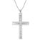 trendor 41254 Herren-Halskette mit Kreuz-Anhänger 50 mm Silber 925 Bild 1