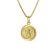 trendor 41380 Kids Guardian Angel Pendant Gold 585 with Gold-Plated Necklace Image 1