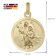trendor 41432 Archangel Raphael Pendant 333 Gold on Gold-Plated Silver Chain Image 7