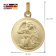 trendor 41438 Guardian Angel Pendant Ø 18 mm Gold 333 on Gold-Plated Chain Image 7